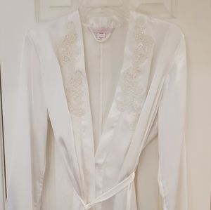 Victoria's Secret satin and lace robe